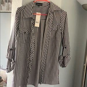 Black and White Button Down
